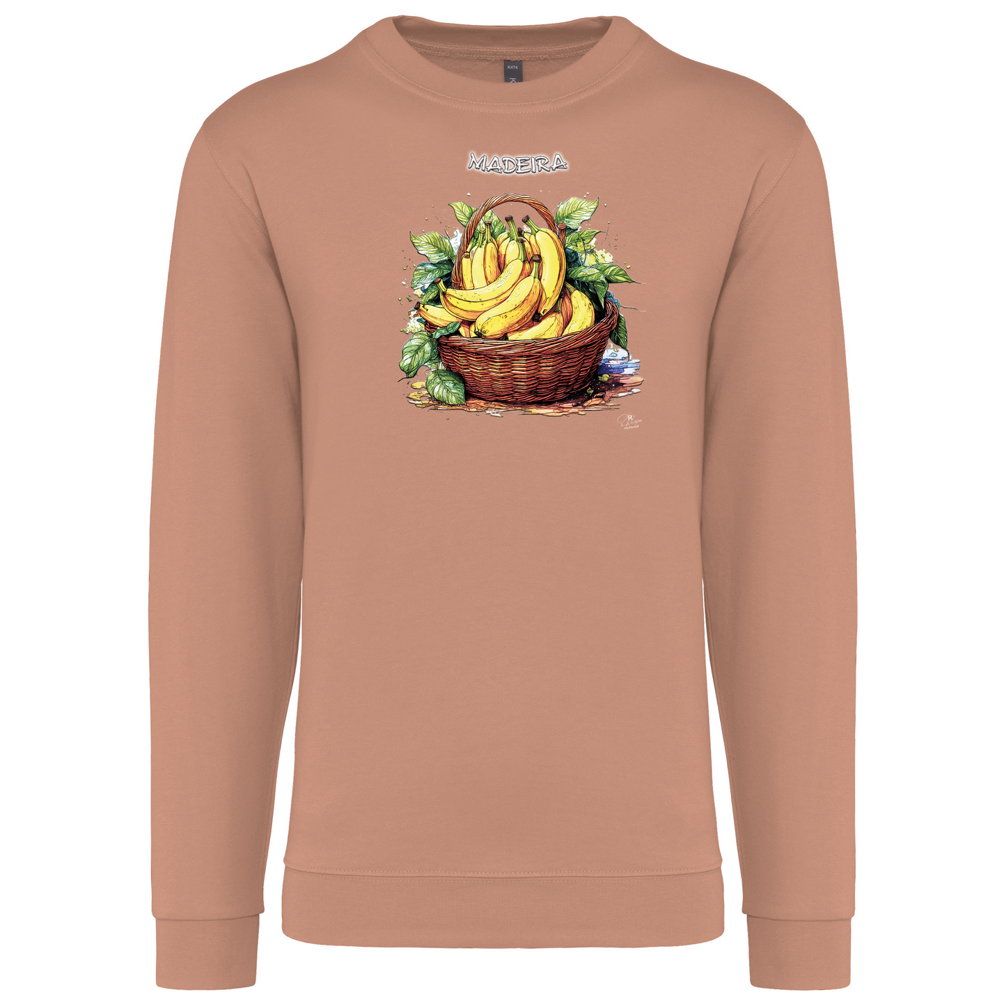 Sweatshirt Kariban sem Capuz Cesto Bananas