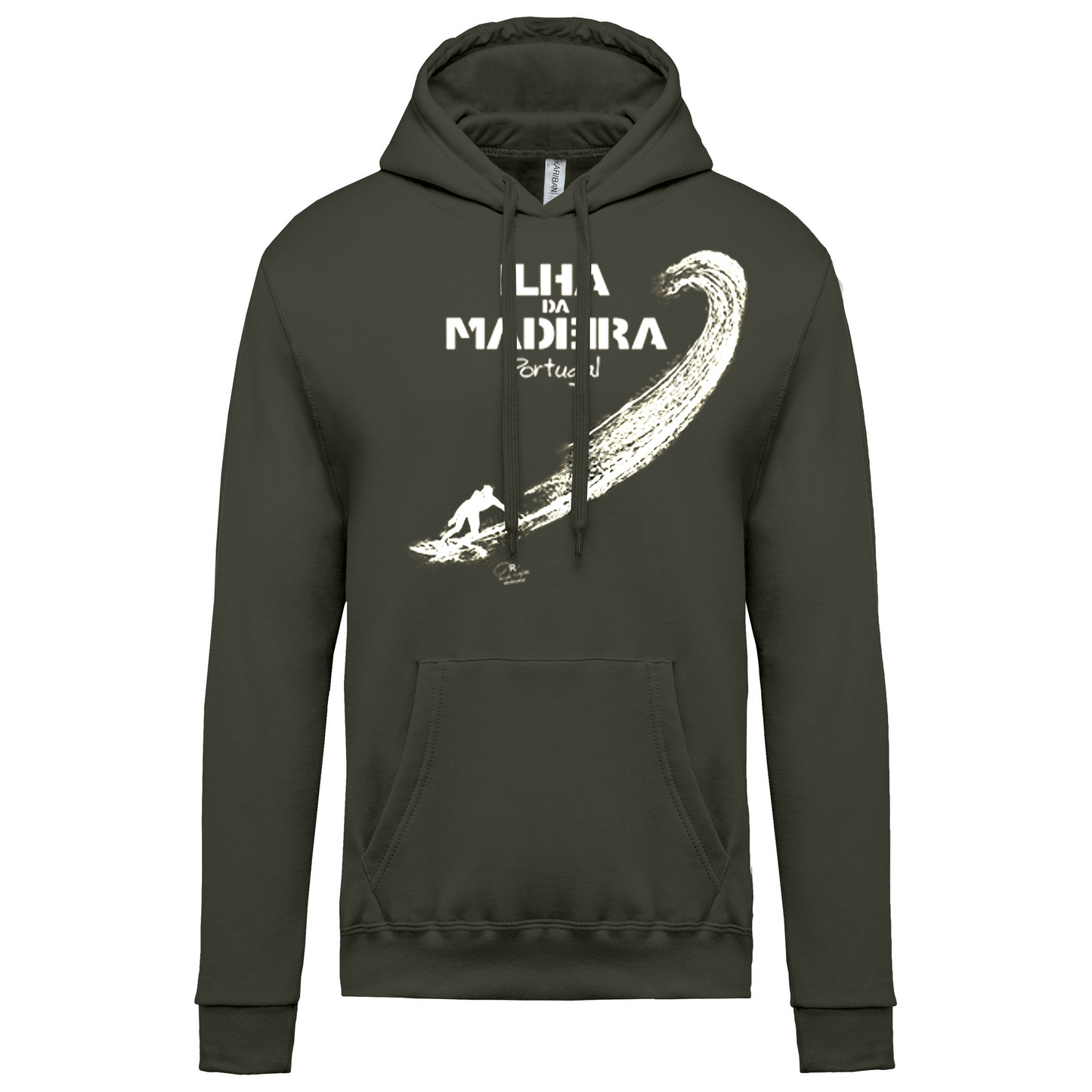 Sweatshirt Kariban com Capuz Surf Ilha da Madeira