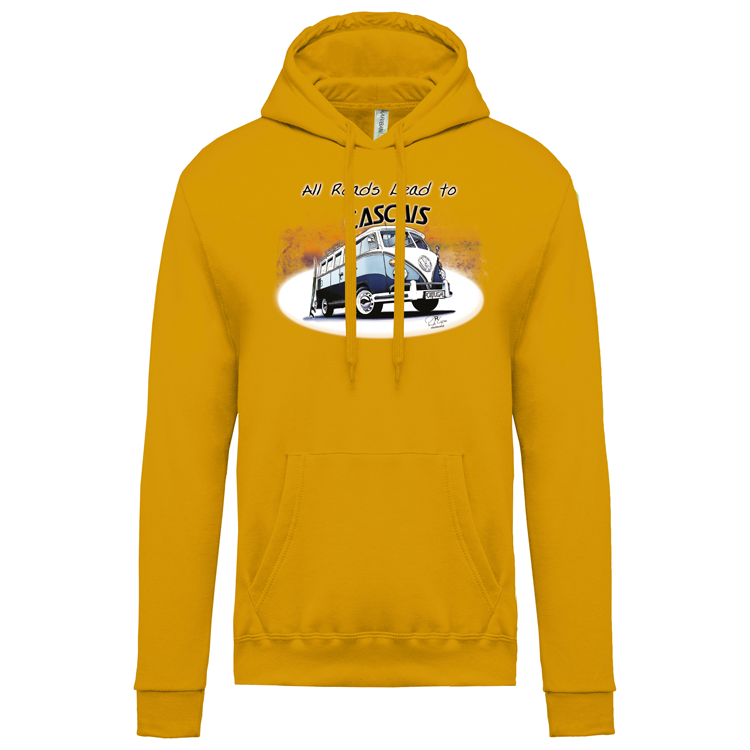Sweatshirt Kariban com Capuz All Roads Lead to Cascais