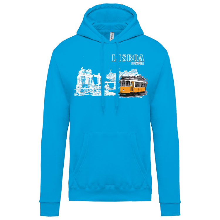 Sweatshirt Kariban com Capuz Monumentos Lx