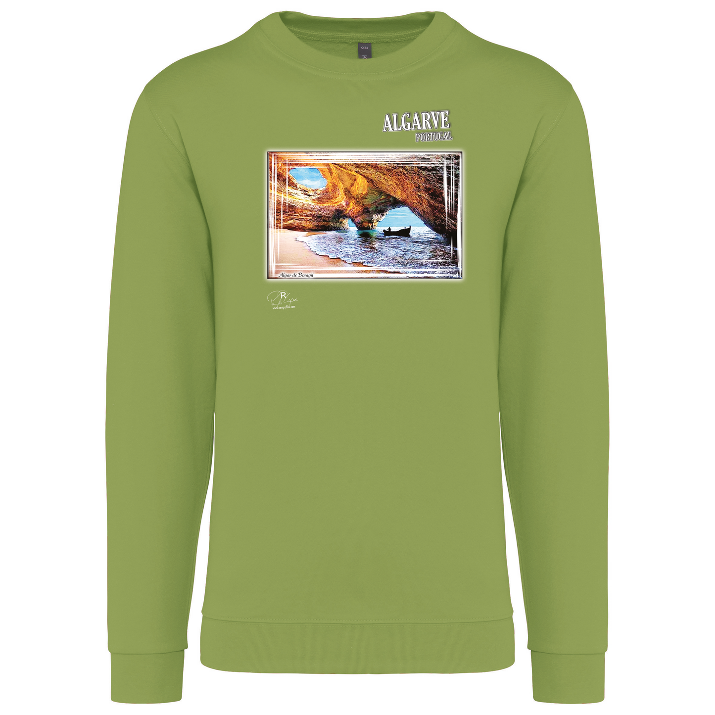 Sweatshirt Kariban sem Capuz Algar de Benagil