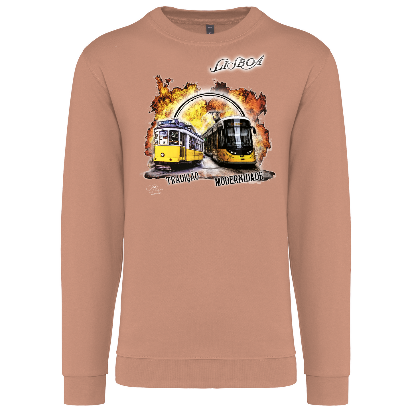 Sweatshirt Kariban sem Capuz Tradição e Modernidade