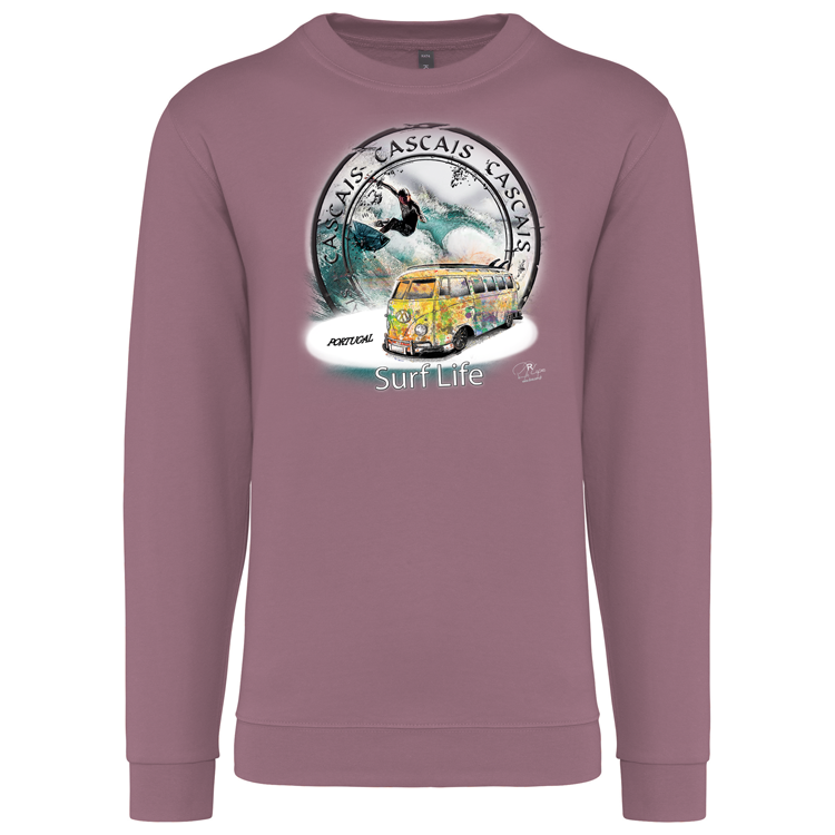 Sweatshirt Kariban sem Capuz Surf Life Cascais