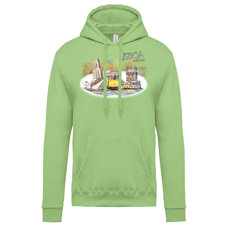 Sweatshirt Kariban com Capuz Monumentos Belém