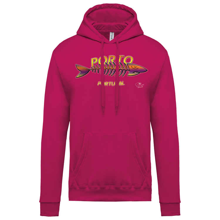 Sweatshirt Kariban com Capuz Espinha Porto