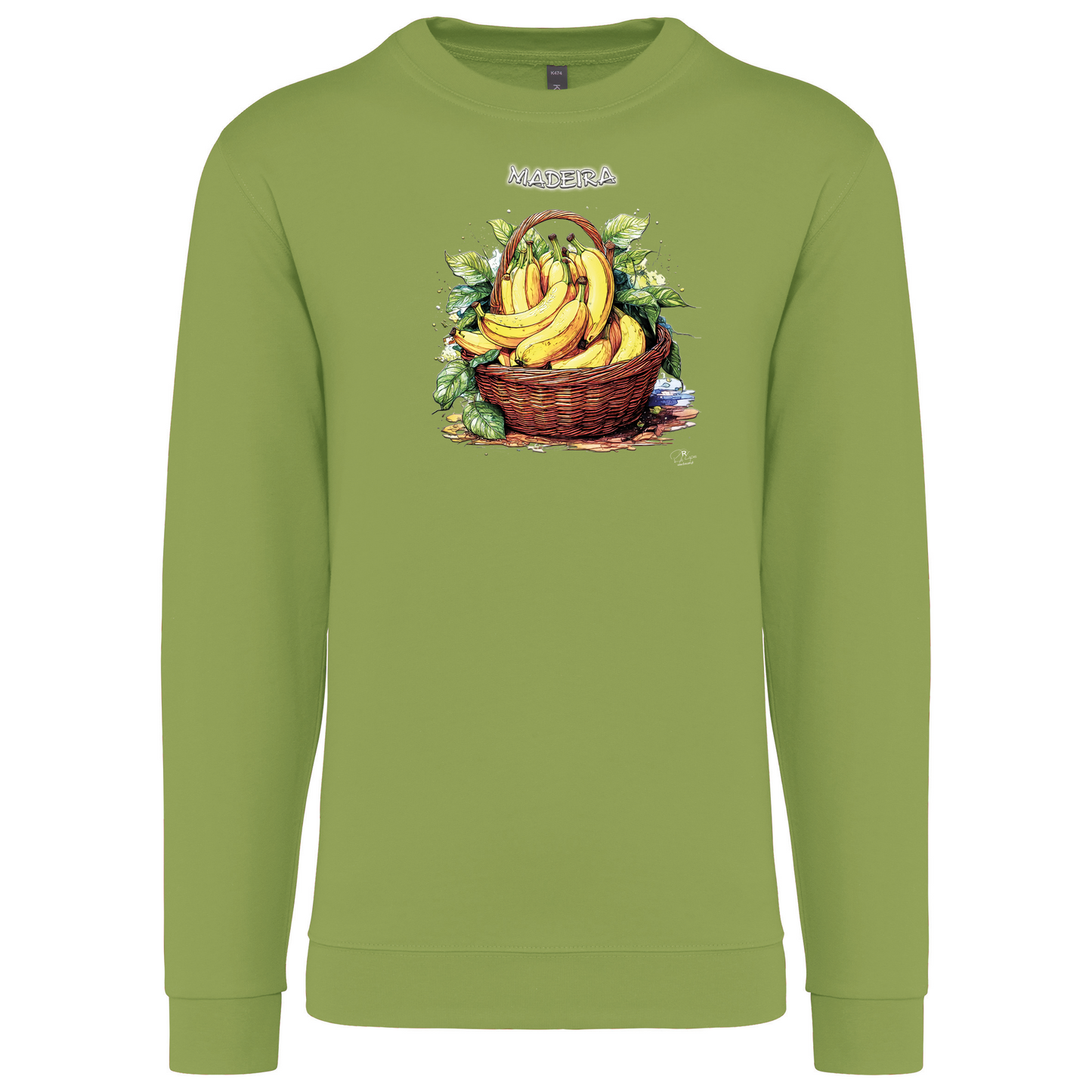 Sweatshirt Kariban sem Capuz Cesto Bananas