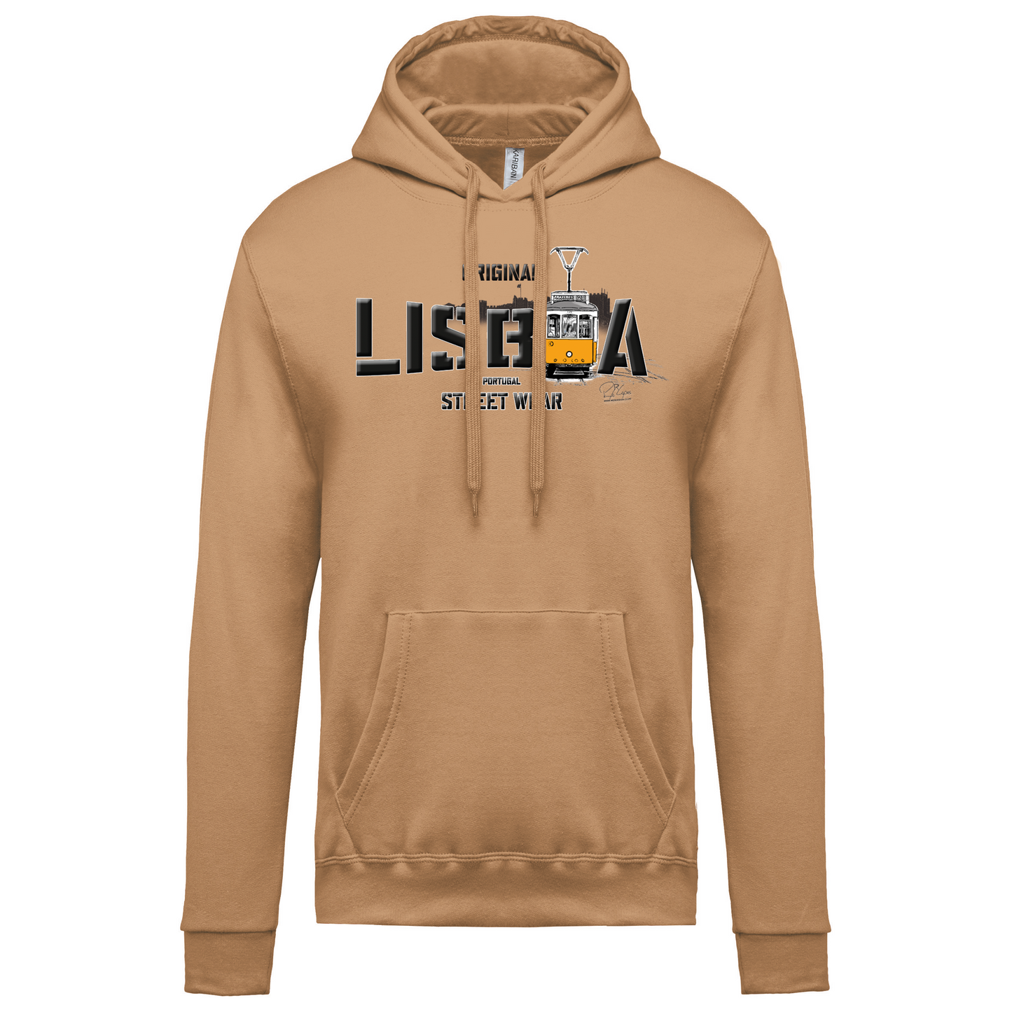 Sweatshirt Kariban com Capuz Original Lisboa