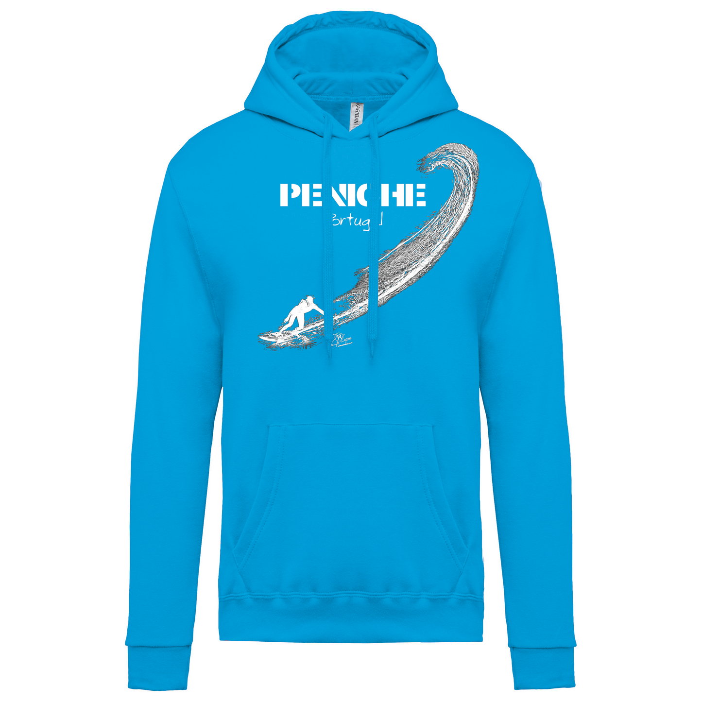 Sweatshirt Kariban com Capuz Surf Peniche