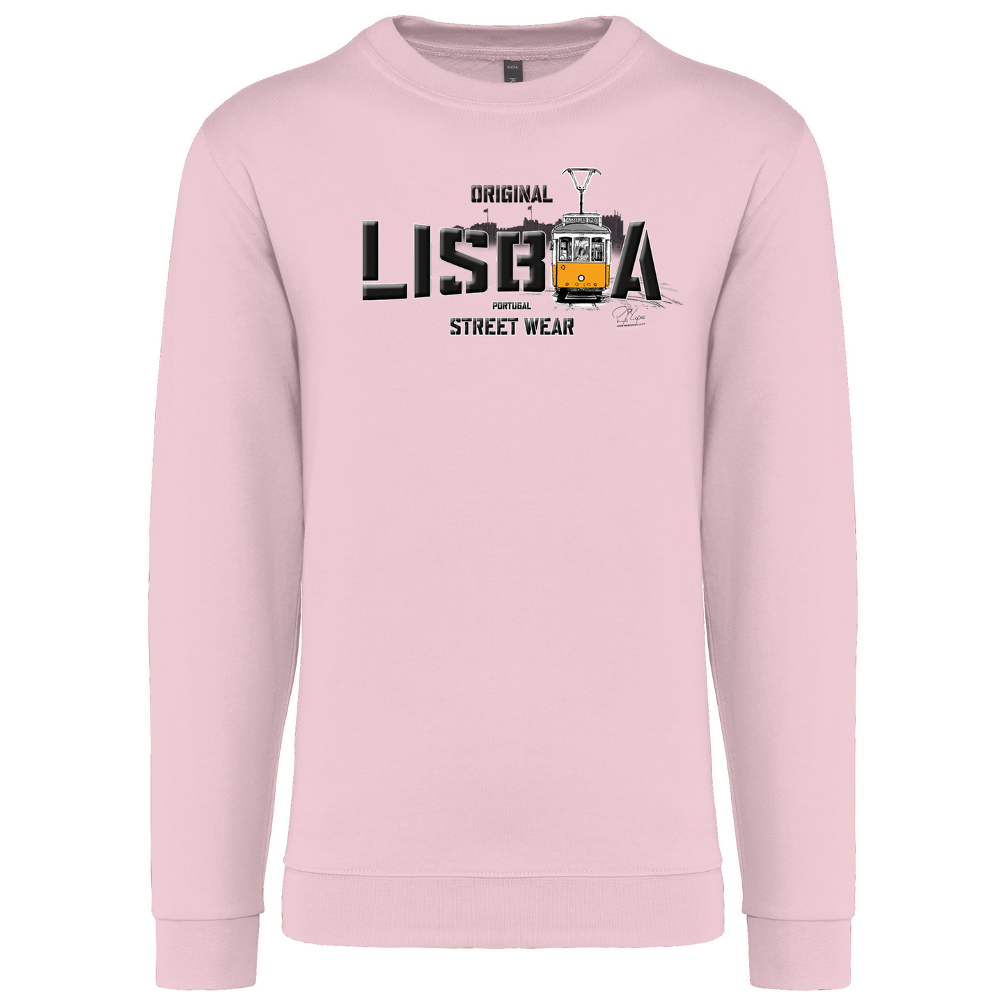 Sweatshirt Kariban sem Capuz Original Lisboa