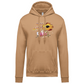 Sweatshirt Kariban com Capuz Madeira Flowers