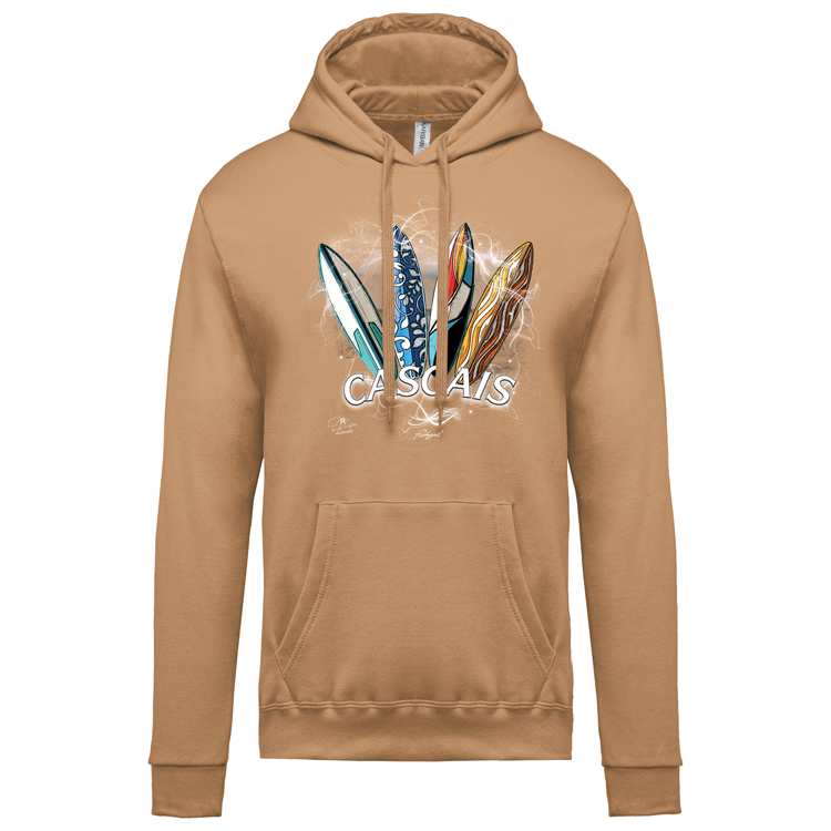 Sweatshirt Kariban com Capuz Surfboards Cascais