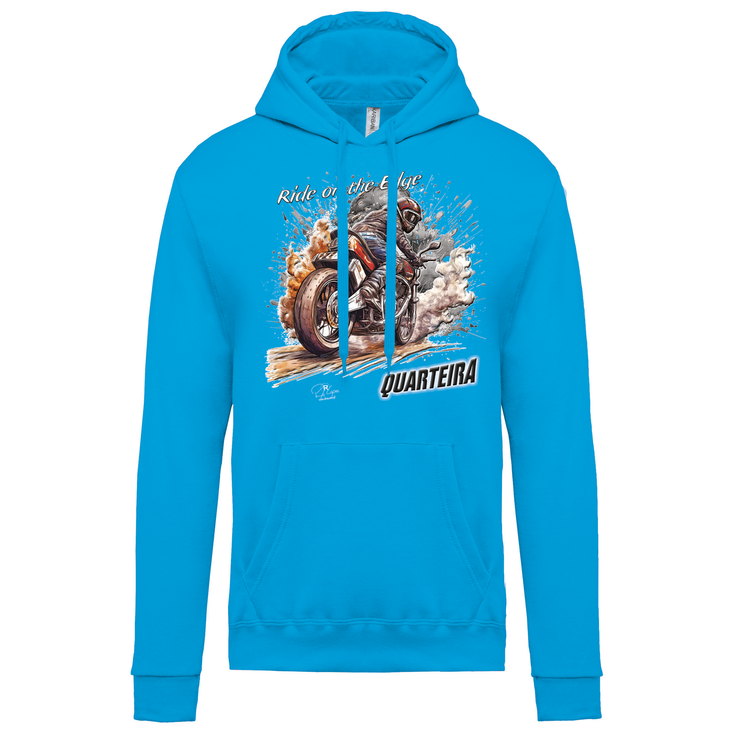 Sweatshirt Kariban com Capuz Ride on the Edge Quarteira