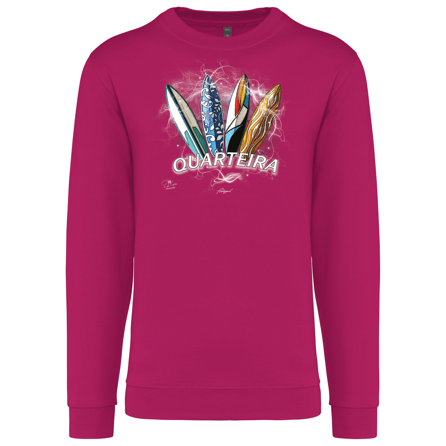 Sweatshirt Kariban sem Capuz Surfboards Quarteira