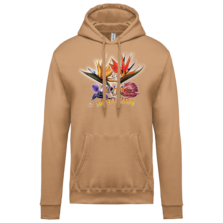Sweatshirt Kariban com Capuz Estrelícias