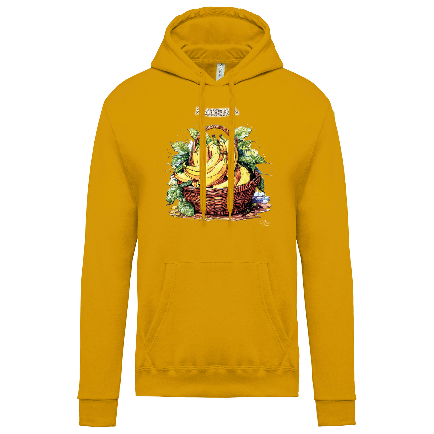 Sweatshirt Kariban com Capuz Cesto Bananas