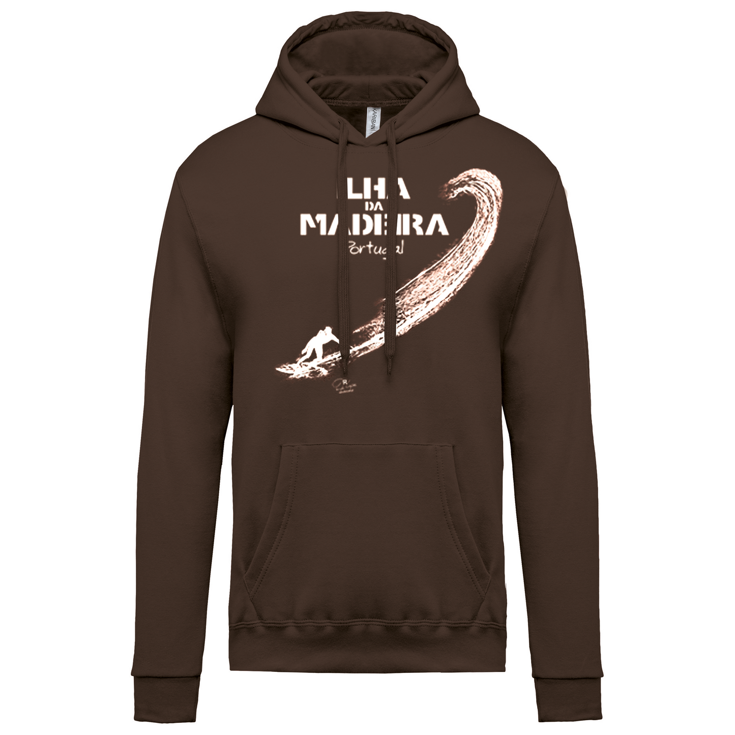 Sweatshirt Kariban com Capuz Surf Ilha da Madeira
