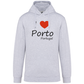 Sweatshirt Kariban com Capuz I Love Porto