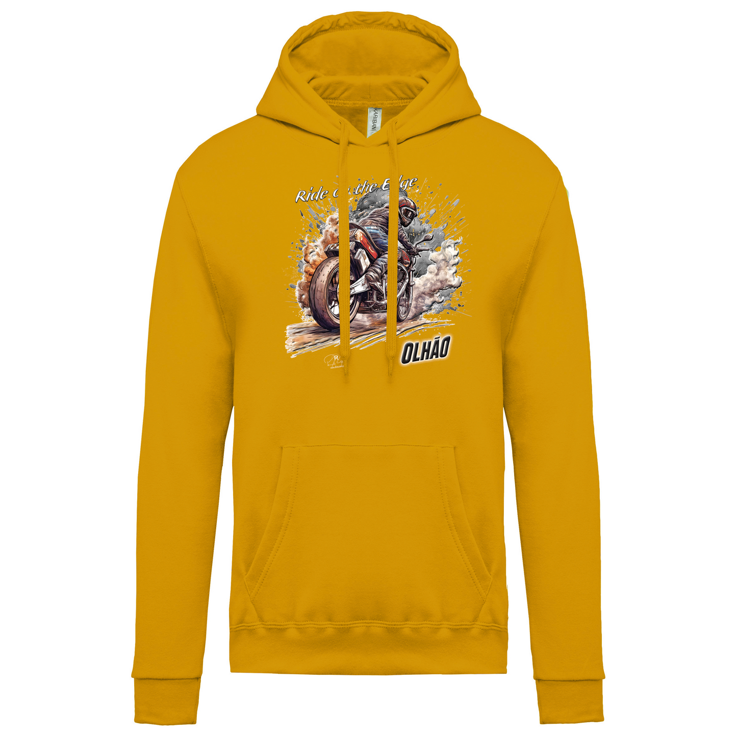 Sweatshirt Kariban com Capuz Ride on the Edge Olhão
