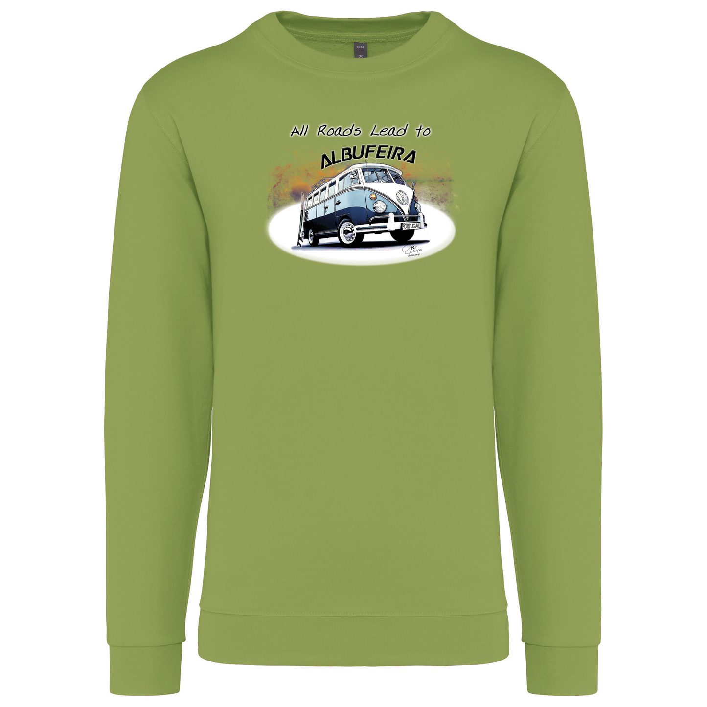 Sweatshirt Kariban sem Capuz All Roads Lead to Albufeira