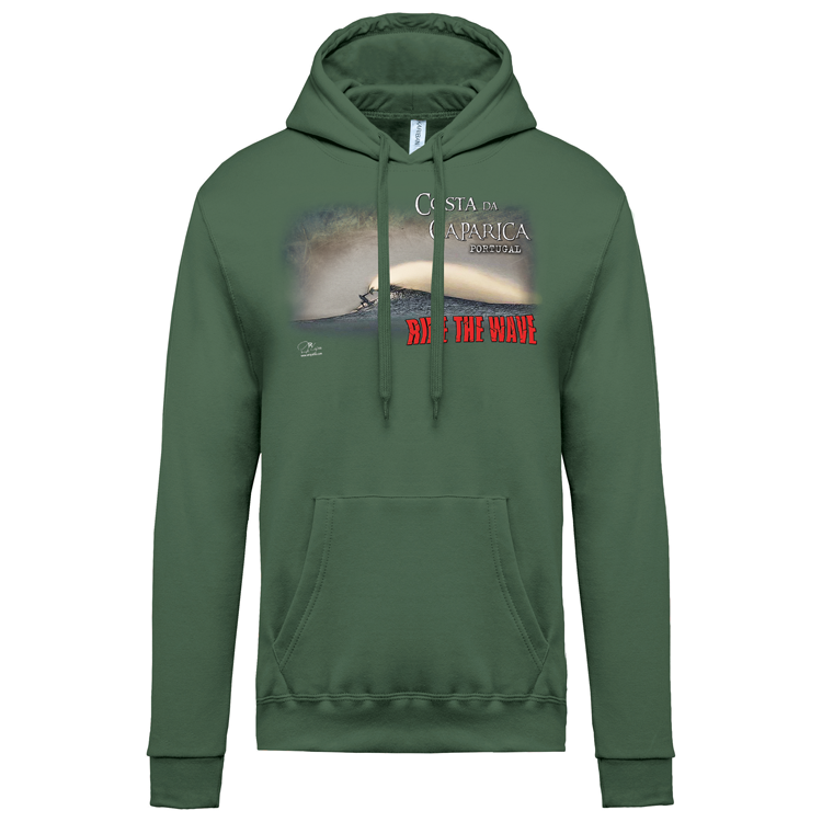 Sweatshirt Kariban com Capuz Ride the Wave Caparica