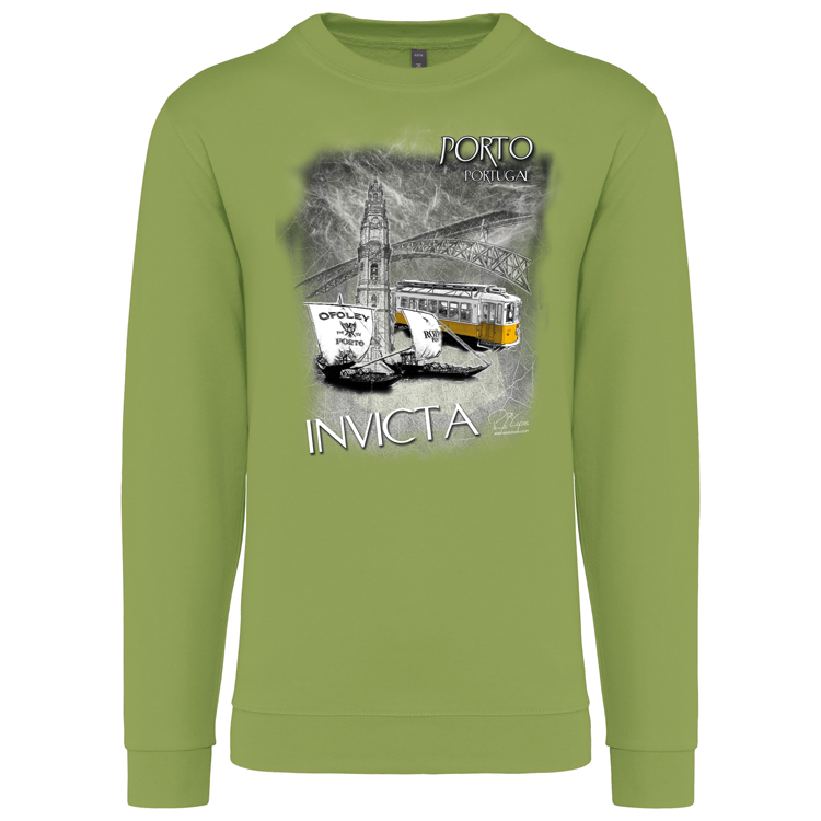 Sweatshirt Kariban sem Capuz Invicta