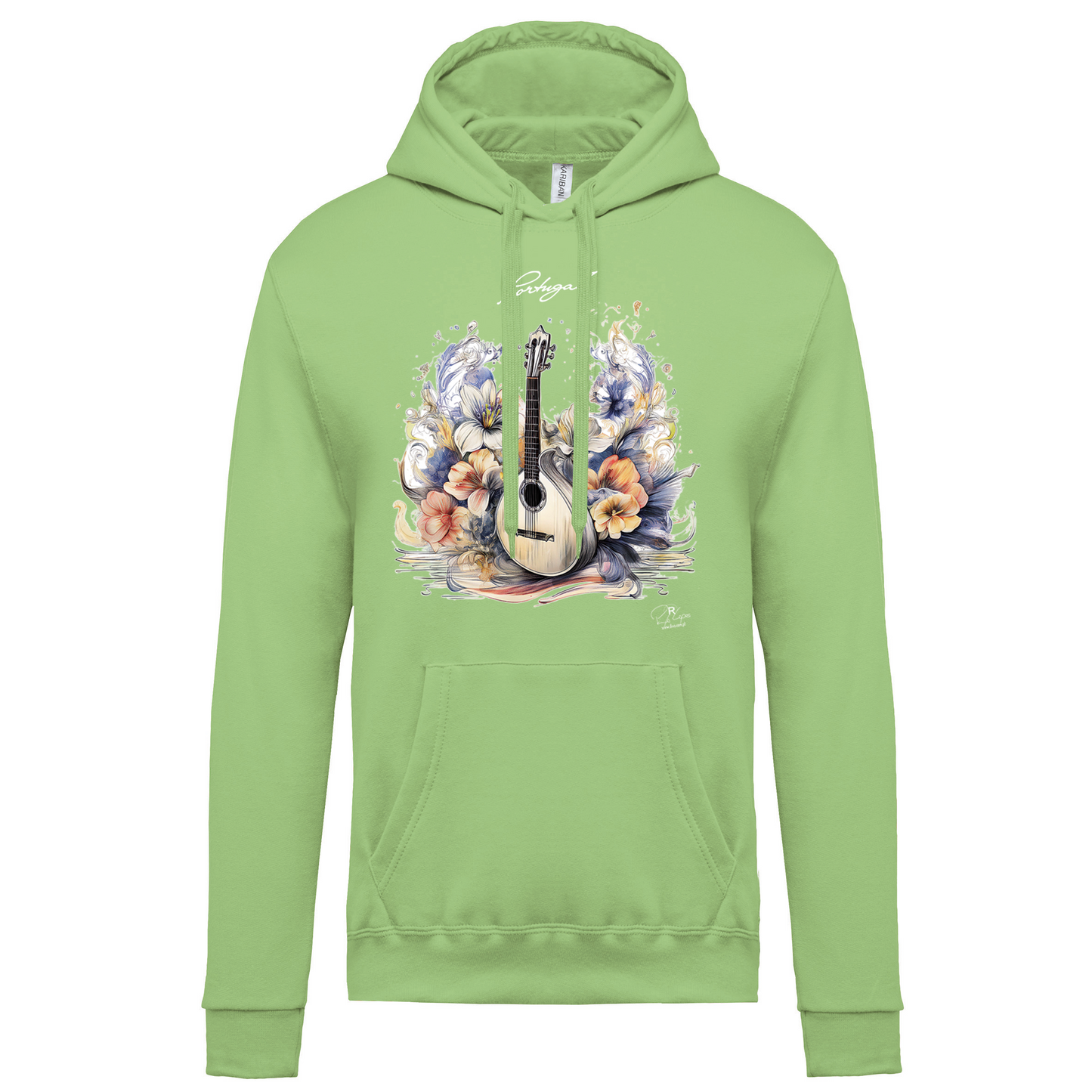 Sweatshirt Kariban com Capuz Guitarra Portuguesa