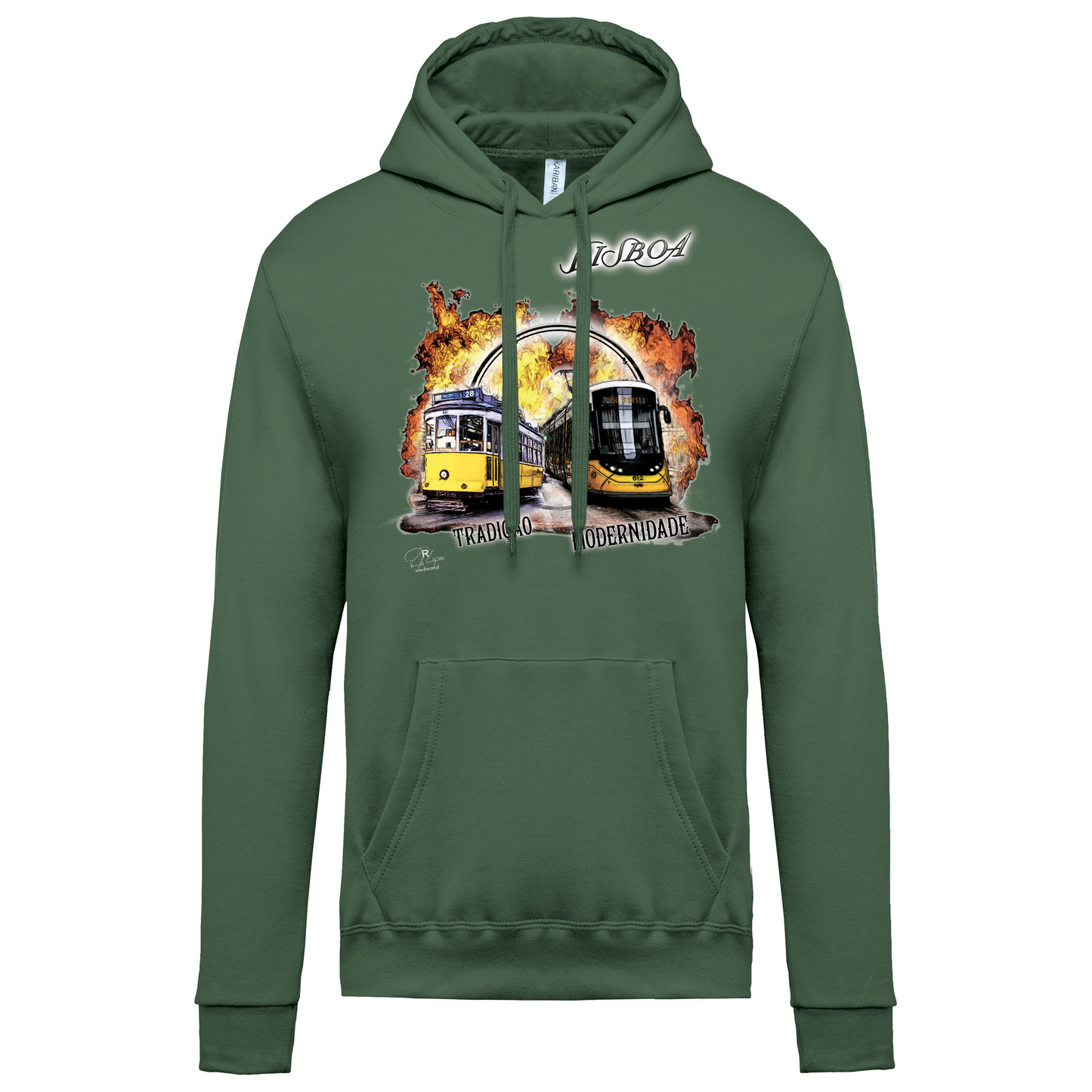 Sweatshirt Kariban com Capuz Tradição e Modernidade