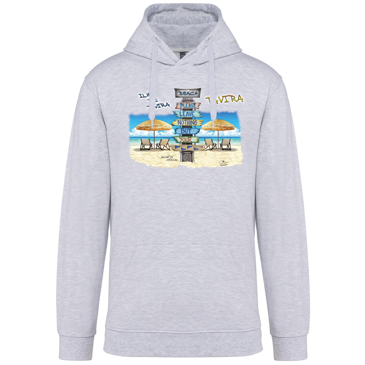 Sweatshirt Kariban com Capuz Pegadas Tavira