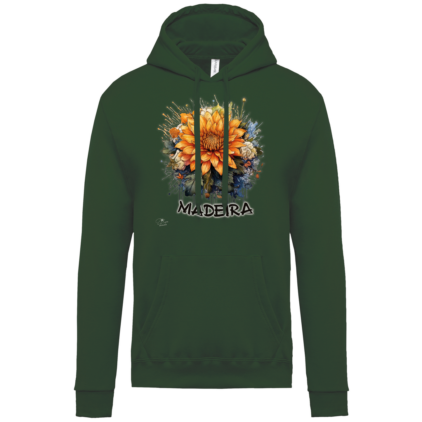 Sweatshirt Kariban com Capuz Arranjo Floral 1