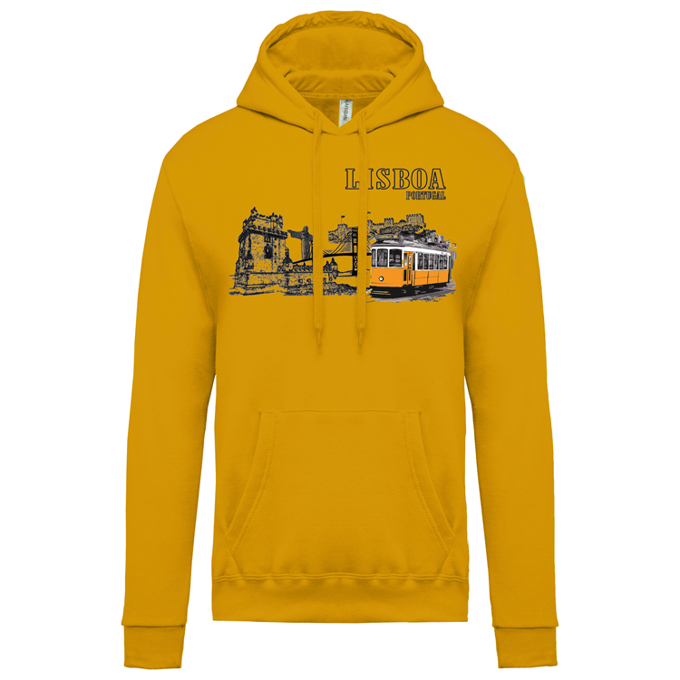 Sweatshirt Kariban com Capuz Monumentos Lx