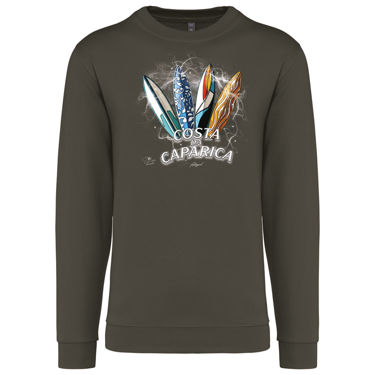 Sweatshirt Kariban sem Capuz Surfboards Costa da Caparica