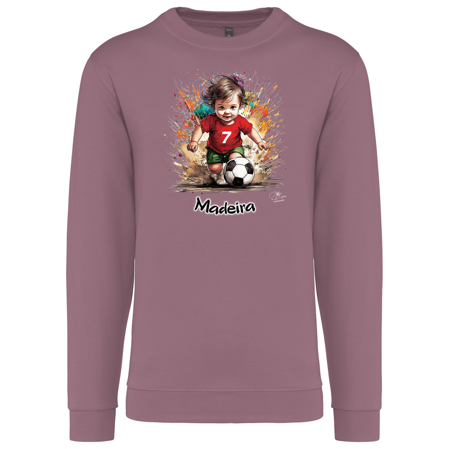 Sweatshirt Kariban sem Capuz 7 Madeira