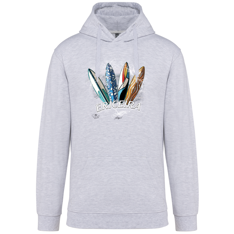 Sweatshirt Kariban com Capuz Surfboards Ericeira