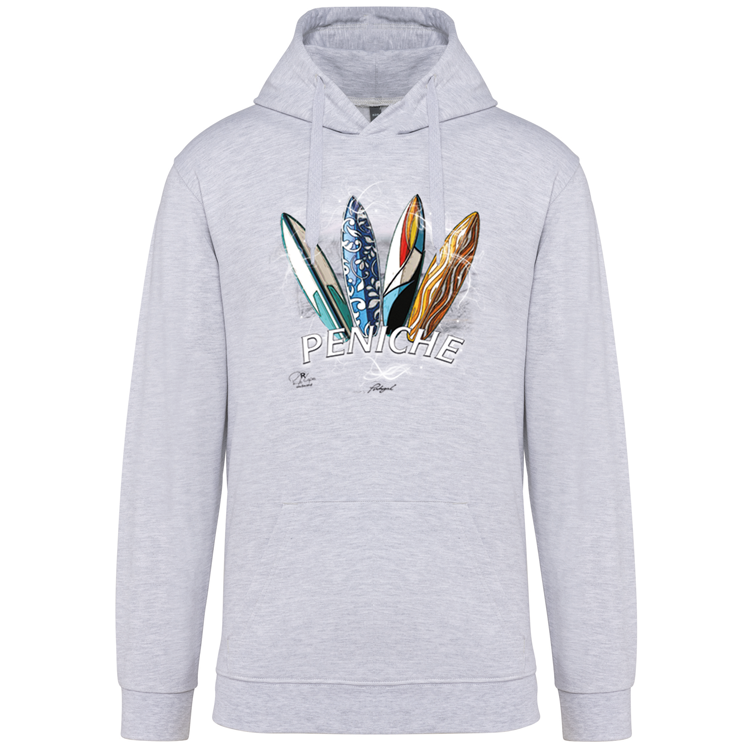 Sweatshirt Kariban com Capuz Surfboards Peniche
