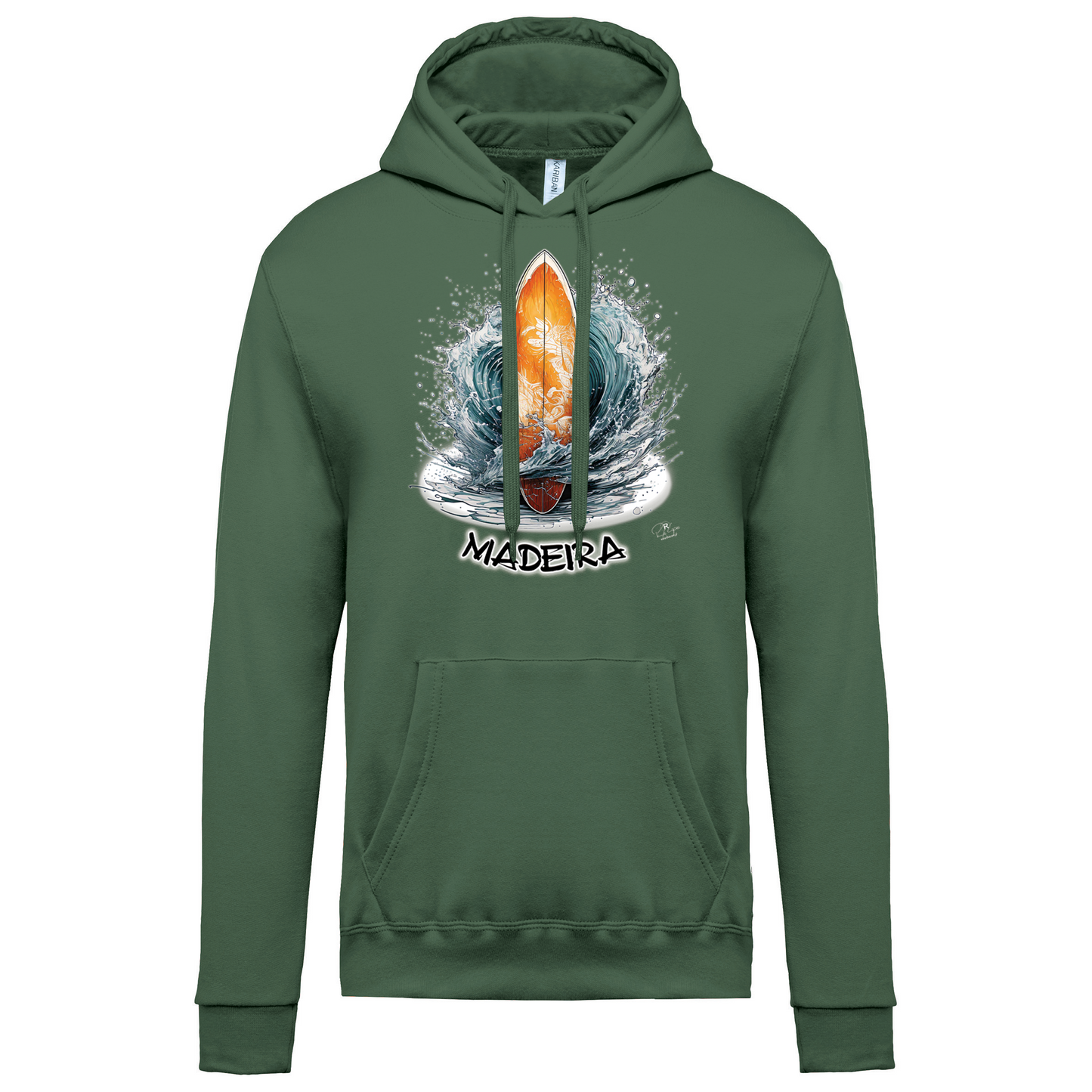Sweatshirt Kariban com Capuz Prancha Madeira