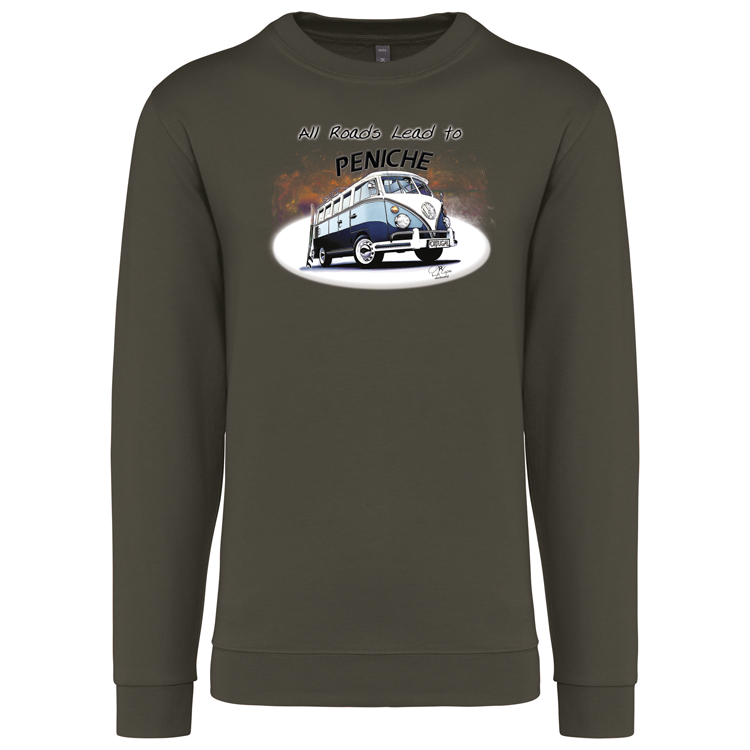 Sweatshirt Kariban sem Capuz All Roads Lead to Peniche