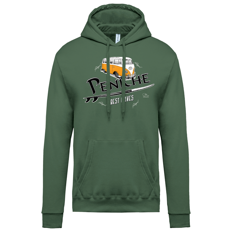 Sweatshirt Kariban com Capuz Pão de Forma Peniche