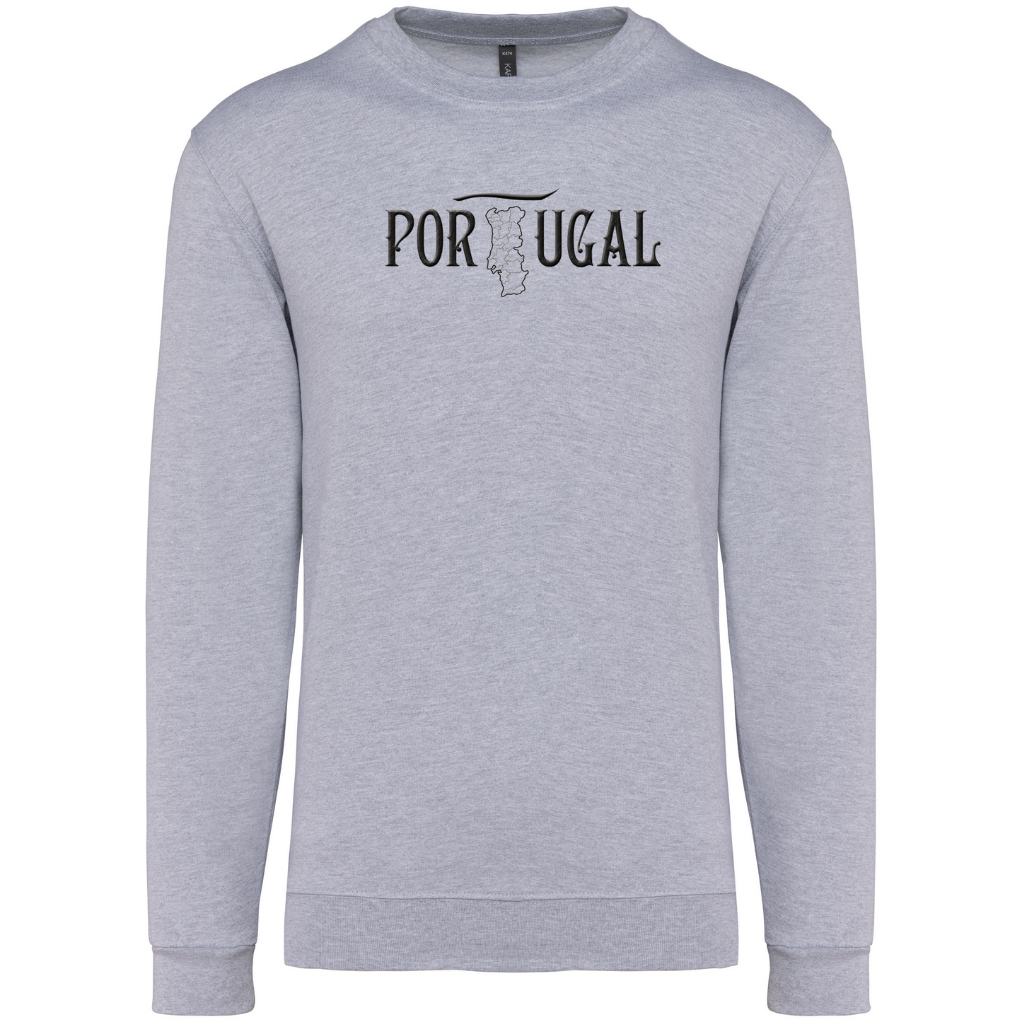 Sweatshirt Kariban sem Capuz Mapa de Portugal