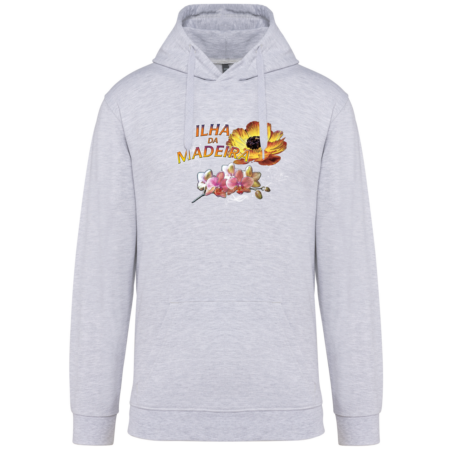 Sweatshirt Kariban com Capuz Madeira Flowers