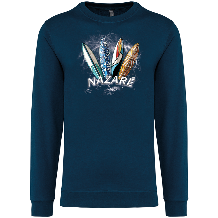 Sweatshirt Kariban sem Capuz Surfboards Nazaré