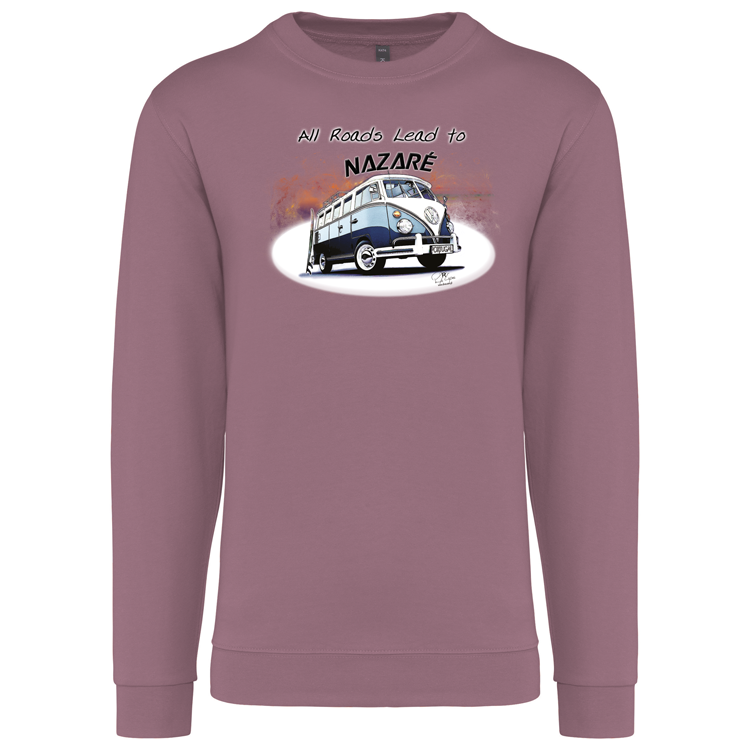 Sweatshirt Kariban sem Capuz All Roads Lead to Nazaré