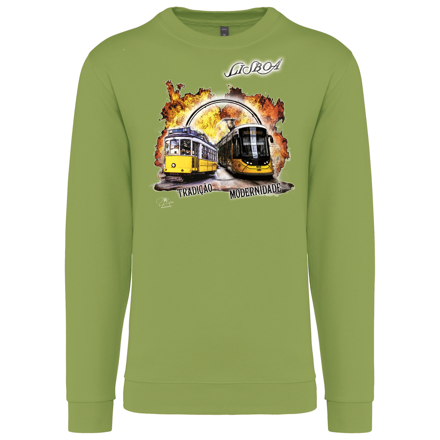 Sweatshirt Kariban sem Capuz Tradição e Modernidade