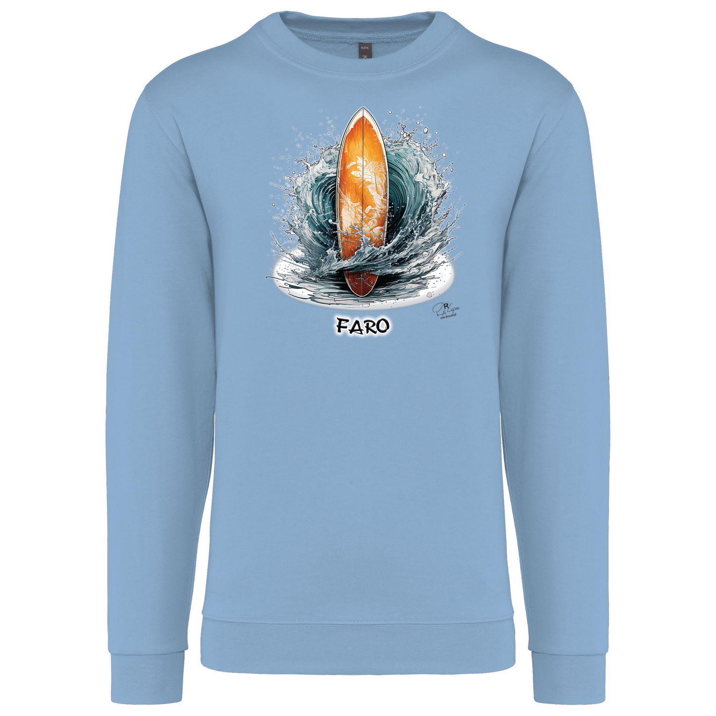 Sweatshirt Kariban sem Capuz Prancha Faro