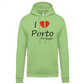 Sweatshirt Kariban com Capuz I Love Porto