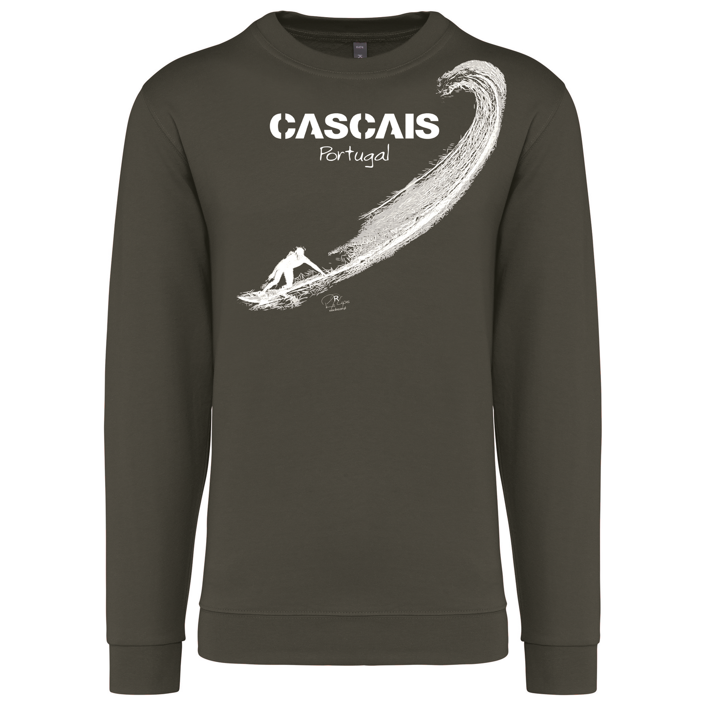 Sweatshirt Kariban sem Capuz Surf Cascais