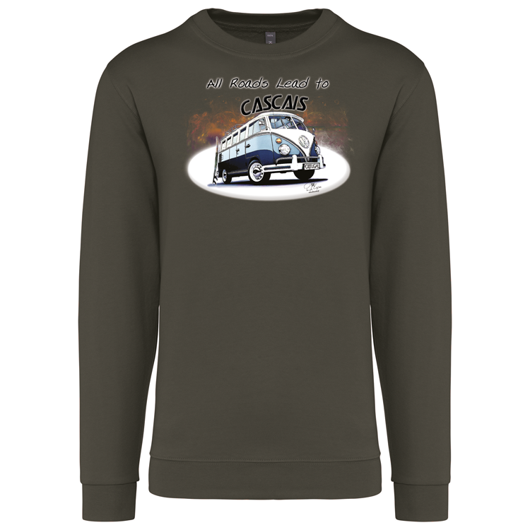 Sweatshirt Kariban sem Capuz All Roads Lead to Cascais