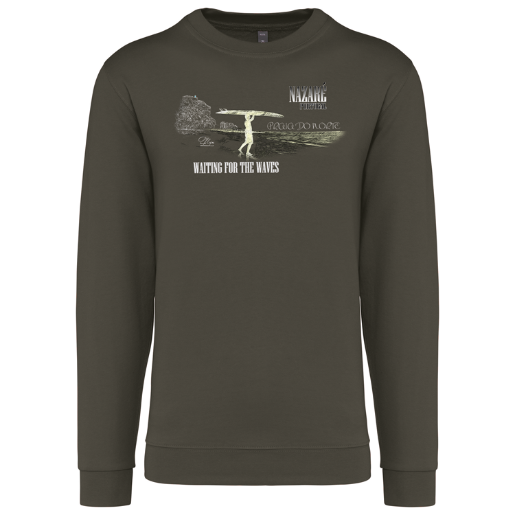 Sweatshirt Kariban sem Capuz Praia do Norte