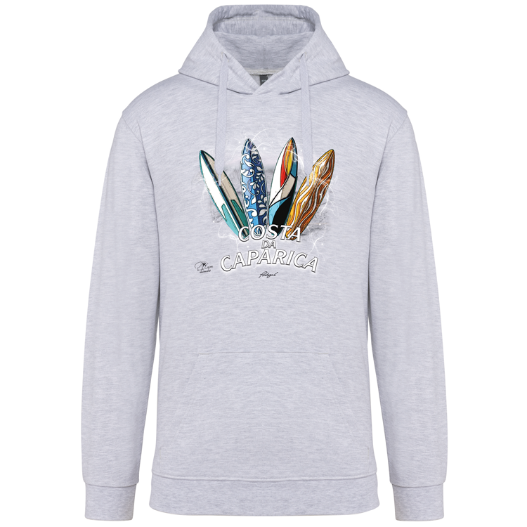 Sweatshirt Kariban com Capuz Surfboards Caparica