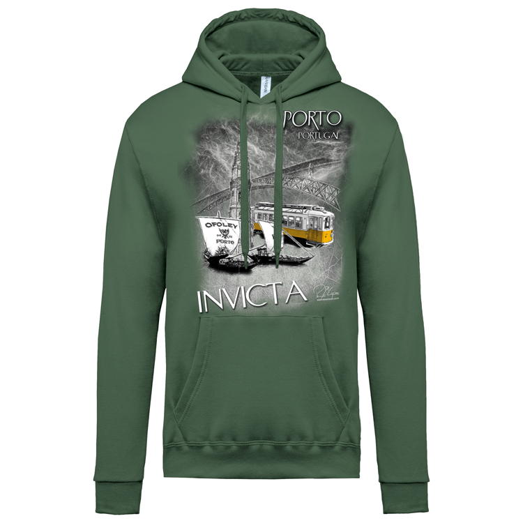 Sweatshirt Kariban com Capuz Invicta