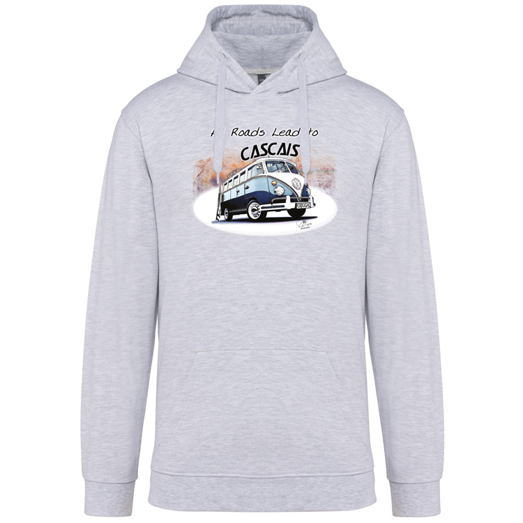 Sweatshirt Kariban com Capuz All Roads Lead to Cascais